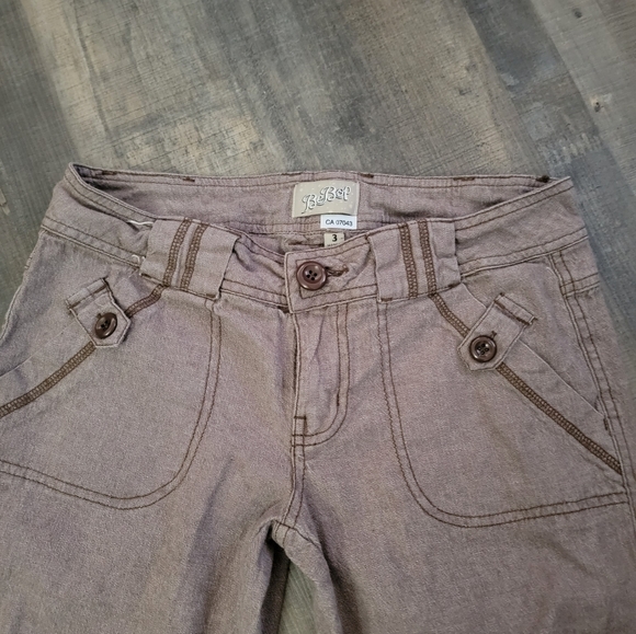 Bebop Y2K fare lowrise pant size 3 - Picture 2 of 8